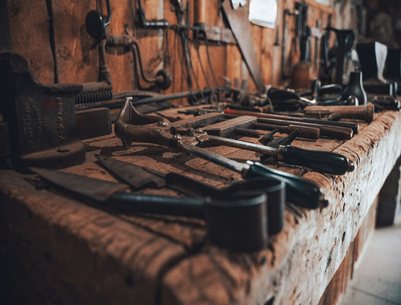 修理の工具が写っている写真